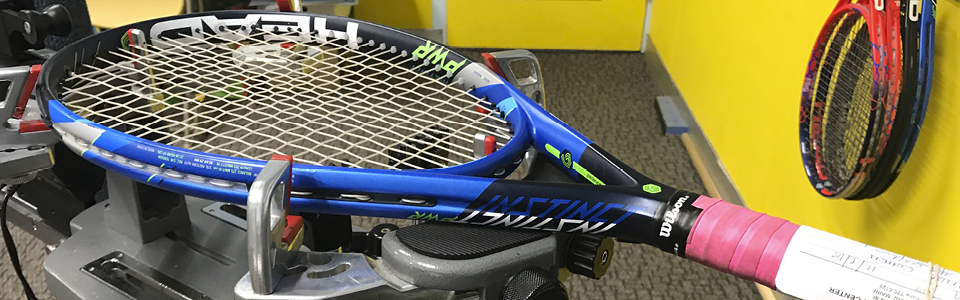 variabel Ontdekking Afwijzen Tennis Racket Stringing (Racketball too) Apex Racket and Fitness Portland,  Maine
